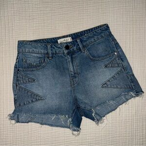 High Waist Denim Shorts